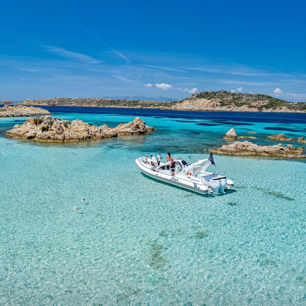 Group rib excursion La Maddalena archipelago